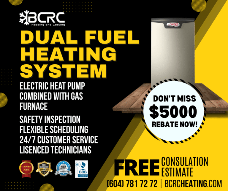 $5K Rebate Dual Fuel Furnace
