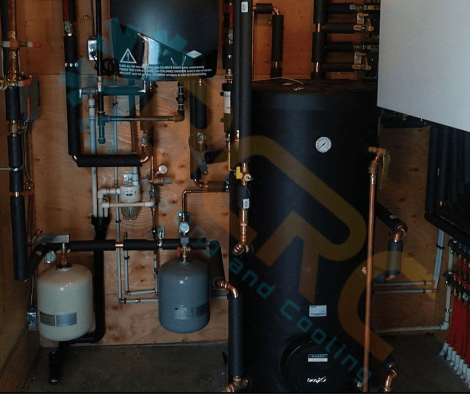 boiler installation project
