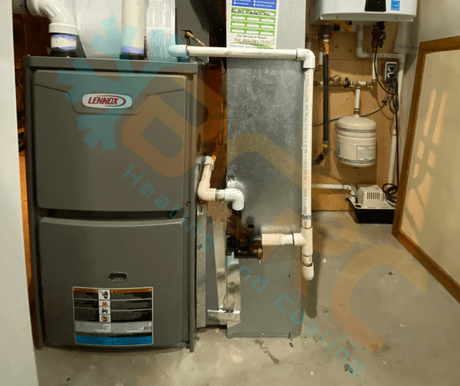 gas furnace installation