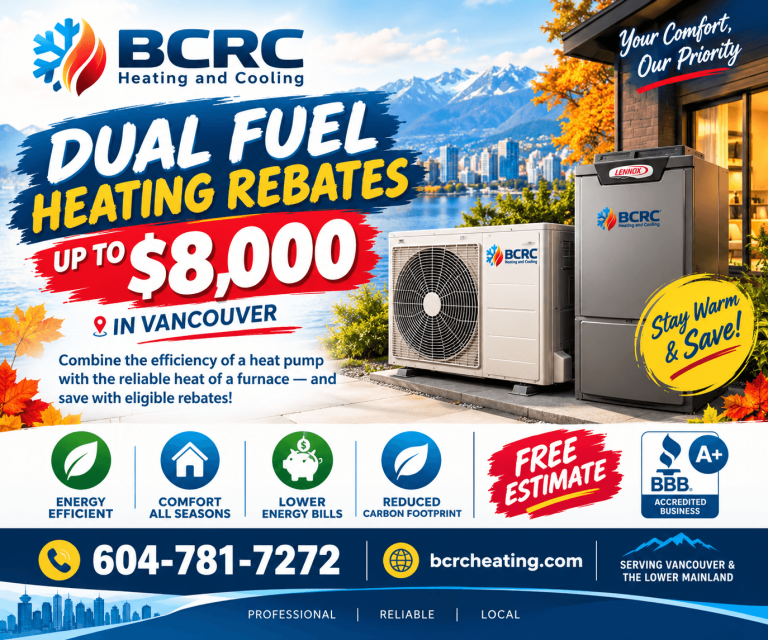 Dual Fuel Heating Rebates Up to $8,000