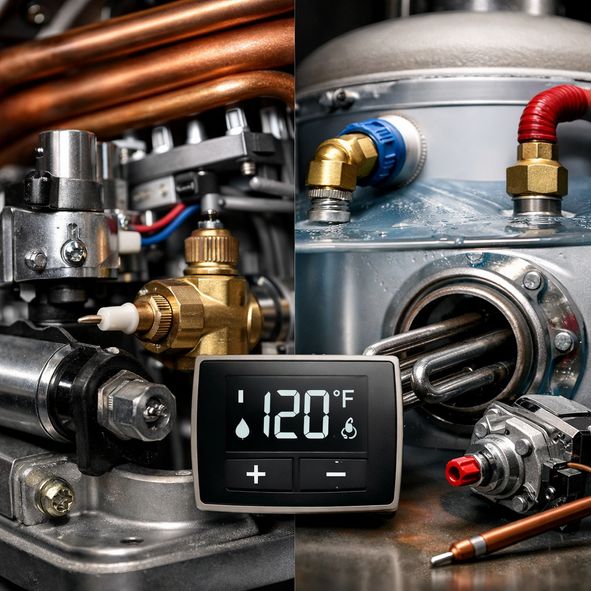 What Is the Core Technical Difference Between Tankless and Tank Water Heaters?